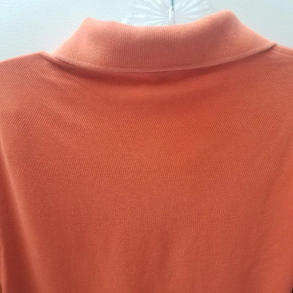 BURBERRY Slim Fit Orange Polo Shirt Collared Short Sleeve  M - Picture 7 of 11